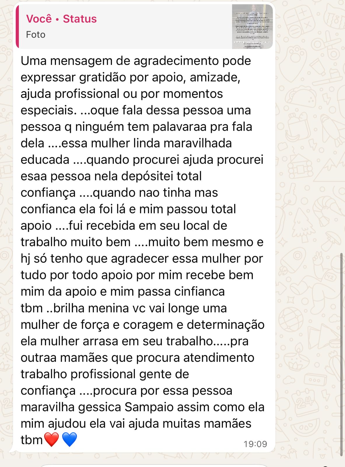 Foto do depoimento 4